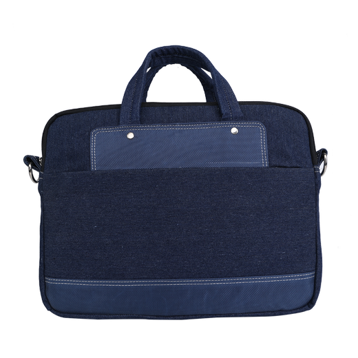 Indha Eco-Friendly Recycled Denim Laptop Bag – A Sustainable and Trendy Carry-All for Work, Travel, and Everyday Use