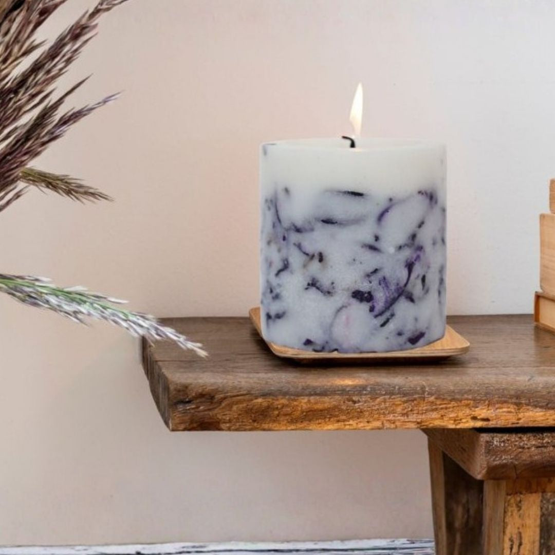 Indha Potpourri Candle for vaastu and feng Shui | Highly Scented Candles | Candles for Home, Office , Living Room | Decorative Candle (Pack of 1 Potpourri)