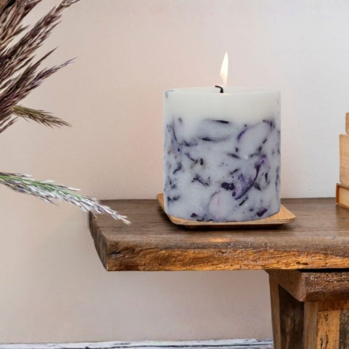 Indha Potpourri Candle for vaastu and feng Shui | Highly Scented Candles | Candles for Home, Office , Living Room | Decorative Candle (Pack of 1 Potpourri)