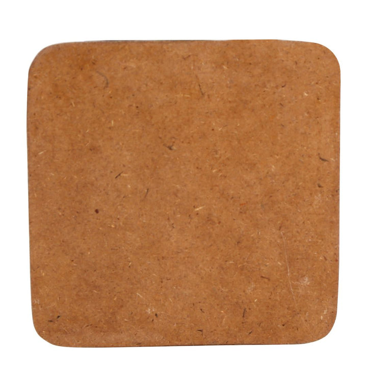 INDHA Hand-Painted Turtle Recycled Wooden Coasters Pack of Six |Good Luck Charm for homes Tribal Craft Living Room Décor|Vastu gift