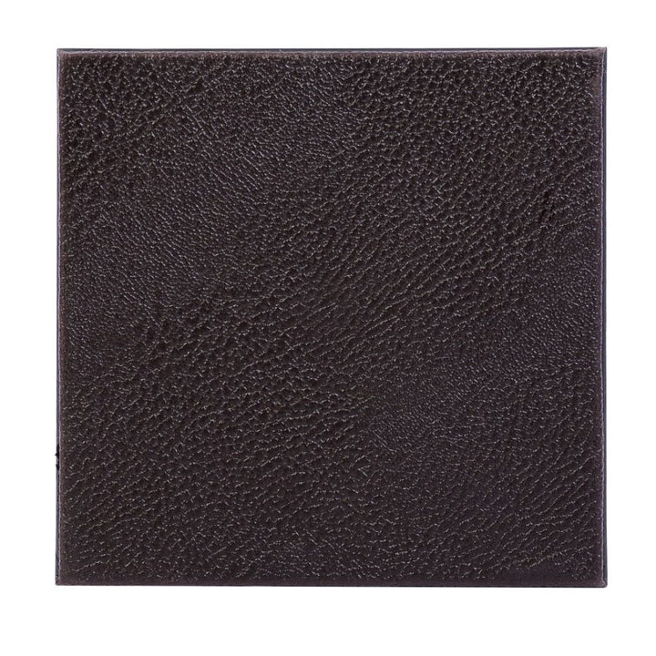 INDHA Glass Coaster With Embroidered Tribal Doodle-Art In Black Wooden Frame set of 2 | Corporate Gifting | Home Utility | Kitchen &amp; Dining