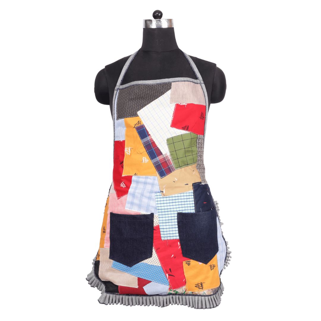 Cotton Patchwork Apron