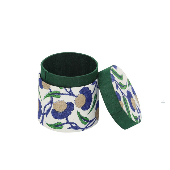 Round Shaped Hand Block Printed Gift Box