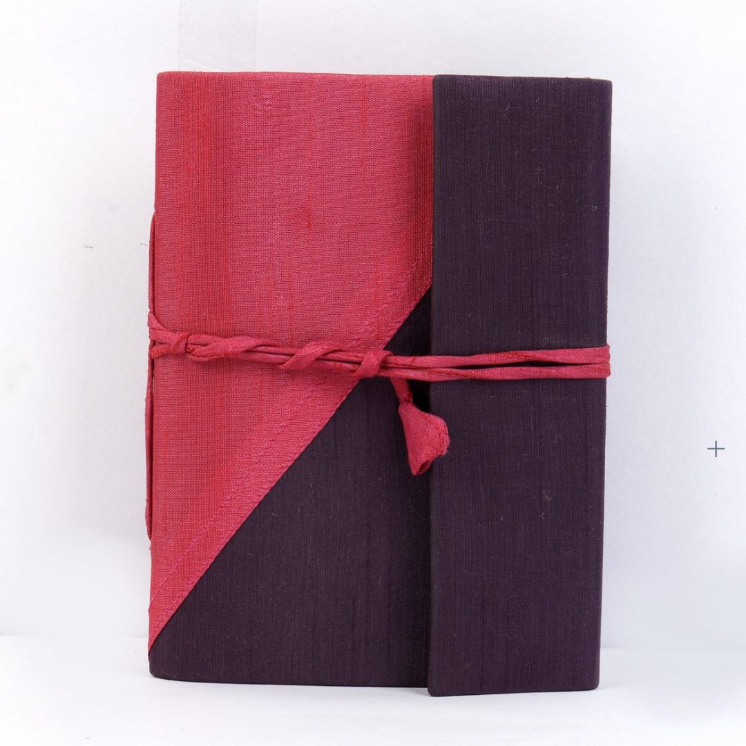 INDHA Handmade Recycled paper Fabric Diary