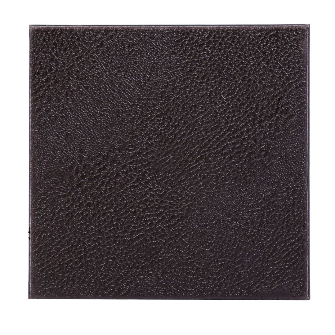 INDHA Glass Coaster With Abstract Art Design Along With Jute Border &amp; Wooden Frame Incased | Set of 2