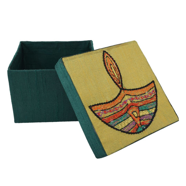 Indha Handcrafted Gift Box | Hand Embroidered Box | Diwali Gifting | Handmade Gifting