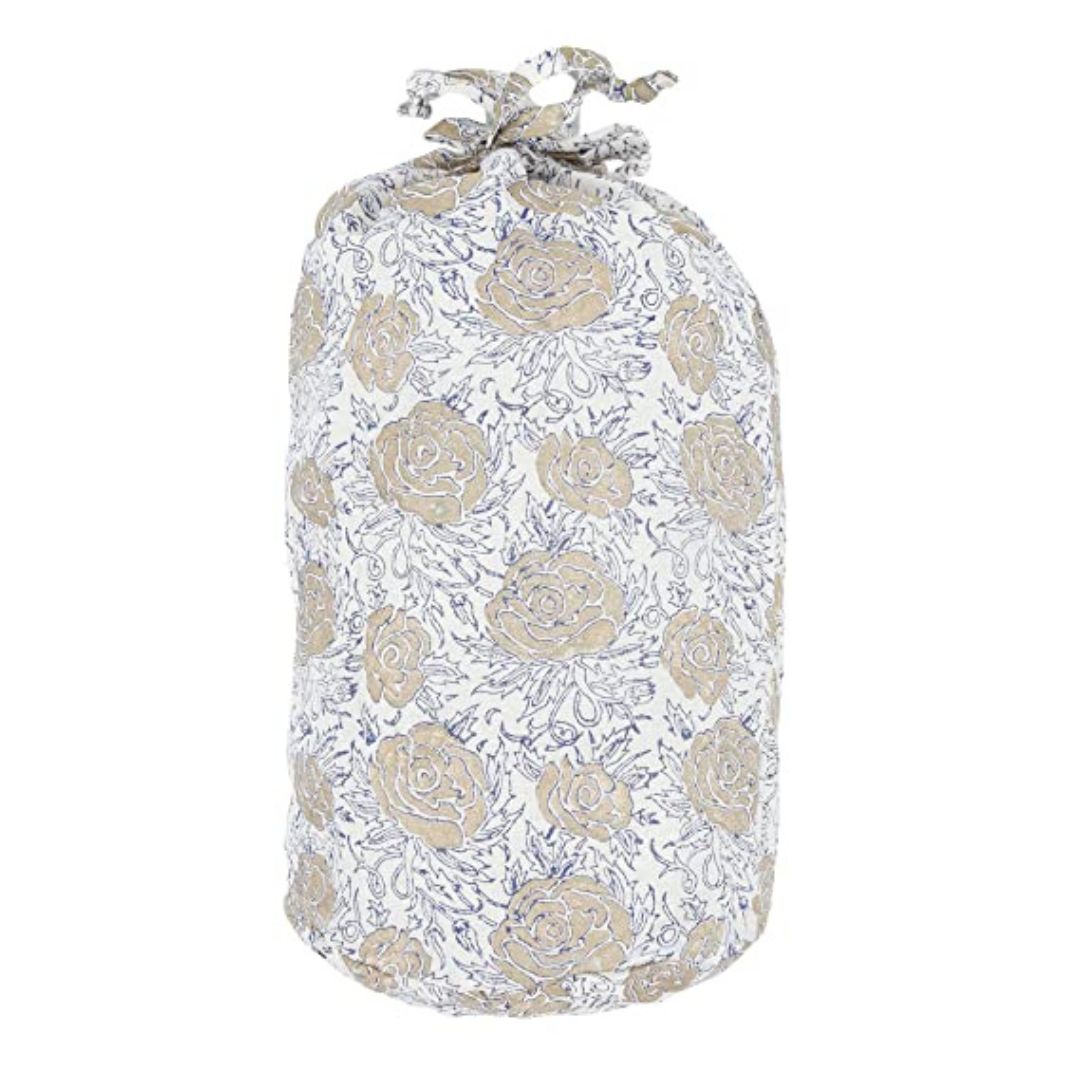 Indha Organic Cotton 20 LTR Water Dispenser Bottle Cover | Block Printed Water Bottle Cover