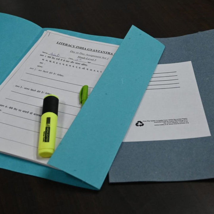 Handmade|Recycled Paper File Folder|Paper Utility | Pack of 10