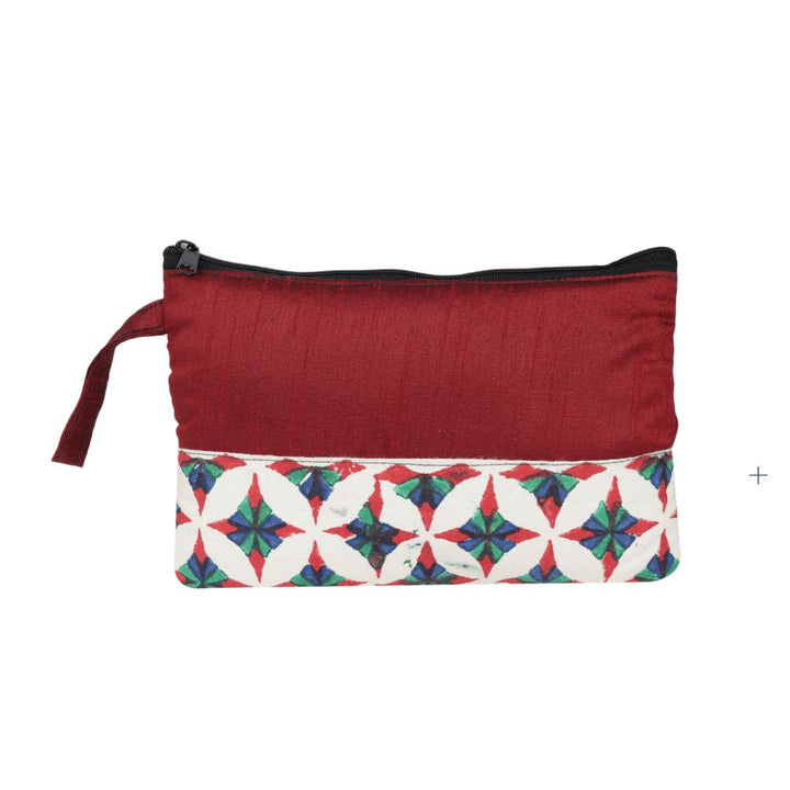 INDHA Maroon Colour Multipurpose Pouch/Utility Pouch/Travel Organizer