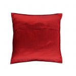 Indha Embroidered Cushion Covers Birds-Motif | 16X16 Cushion Cover Maroon Brocade | Corporate Gifting | Home Furnishing | Home Decor | Set of 2 Cushion Covers