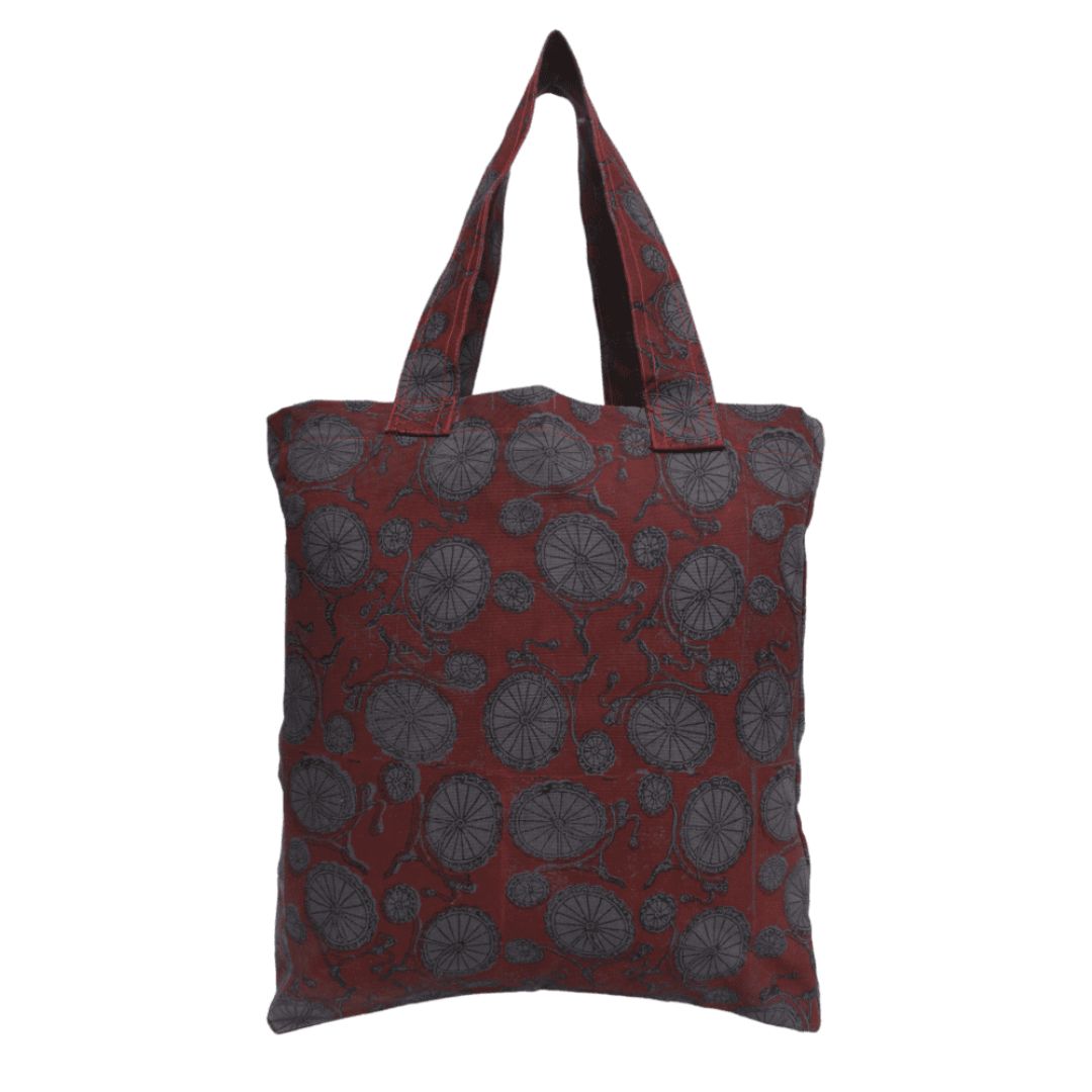 Indha Hand-Block Printed Block Print Tote &amp; Travel tote | Tote bag for shopping | Ecofriendly tote bag | Tote bag for college | Girl’s tote bag |