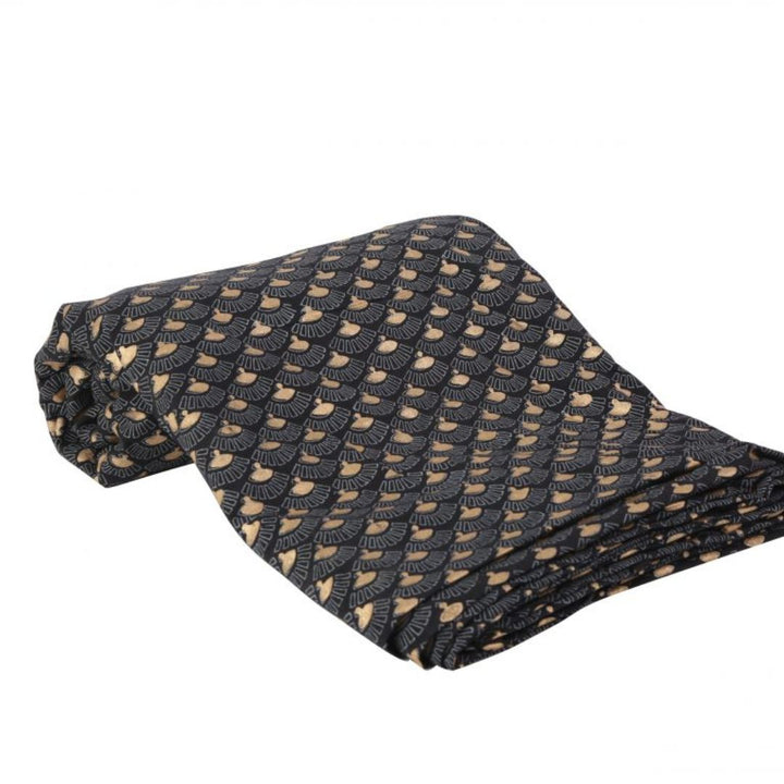 INDHA Japanese Hand Fan Block Printed Cotton Fabric