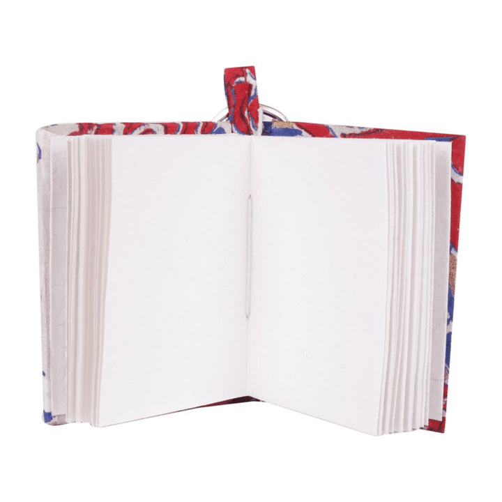 INDHA Hand Embroidered Set of 5 Small Assorted Diary Cum Key Chain