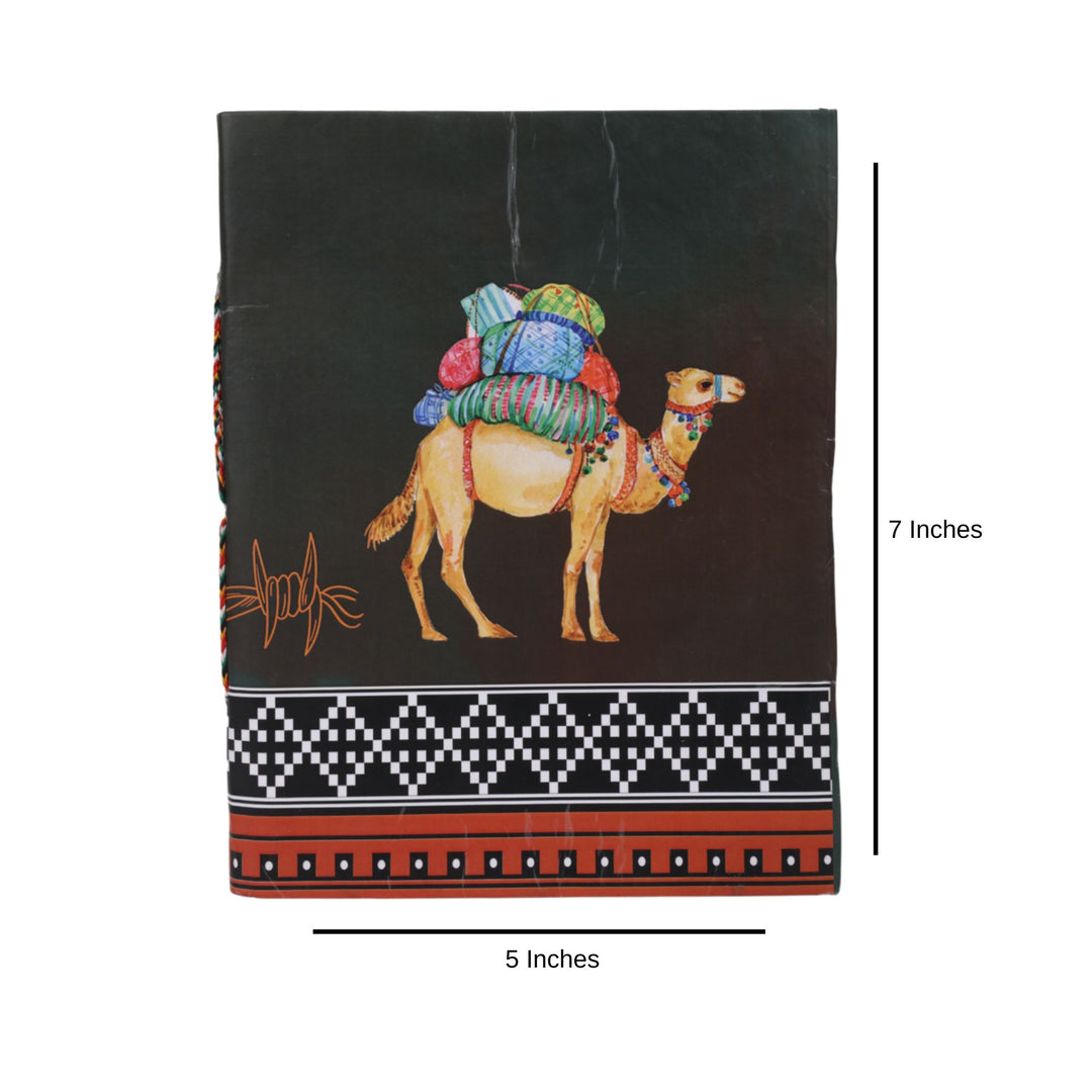 Indha Handcrafted Diary | Travel Journal Diary | Laxmi-Maa Print Diary | Corporate Gifting Sustainable Diary | Recycled Paper Diary | Eco-Friendly | Gifting | Corporate Gifting Diary |