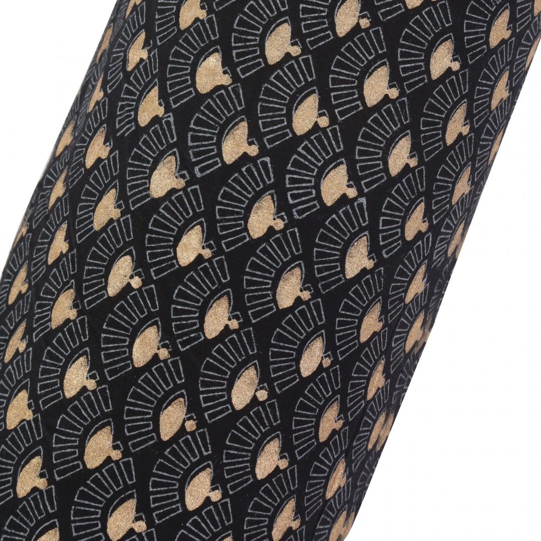 INDHA Japanese Hand Fan Block Printed Cotton Fabric