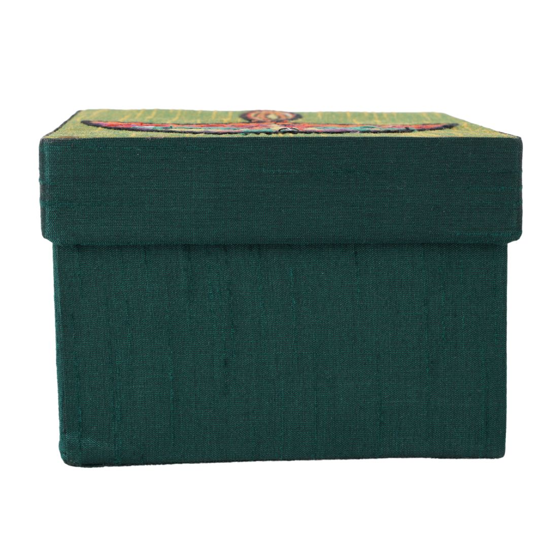 Indha Handcrafted Gift Box | Hand Embroidered Box | Diwali Gifting | Handmade Gifting