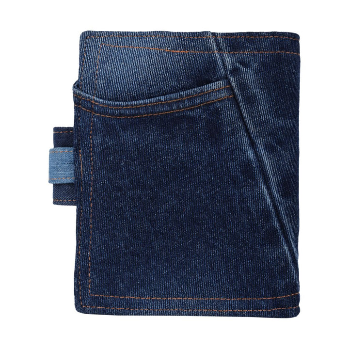 Indha Handcrafted Sustainable Denim Diary  | Denim Cover Diary | Corporate Gifting | Recycled Paper Diary | Rulled Line | 120 Pages Diary | Paper Diary