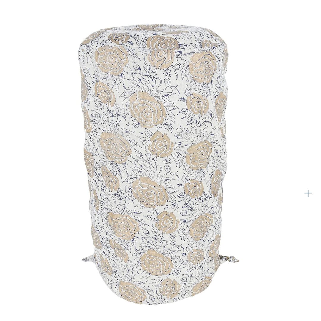 Indha Organic Cotton 20 LTR Water Dispenser Bottle Cover | Block Printed Water Bottle Cover