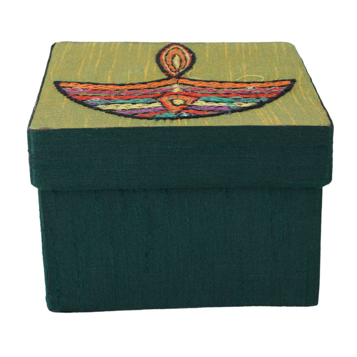 Indha Handcrafted Gift Box | Hand Embroidered Box | Diwali Gifting | Handmade Gifting