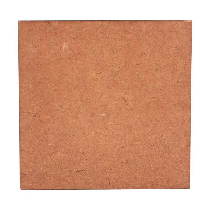 INDHA Pata Chitra Art hand-painted recycled wooden coasters Pack of Six Living Room Décor | Tribal Craft