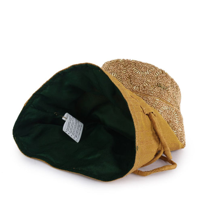 INDHA Beautiful Sequined hand Crafted Potli |Wedding Accessory|Gift for any Occassion