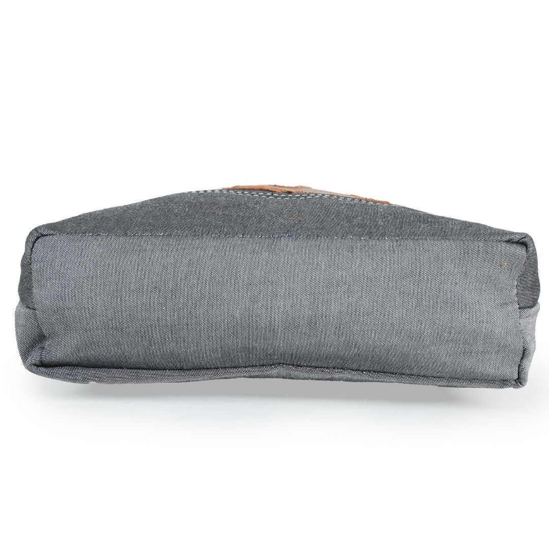 INDHA Hand-Embroidered Denim Sling Bag