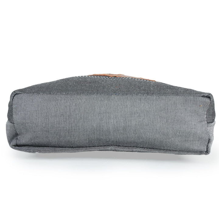 INDHA Hand-Embroidered Denim Sling Bag