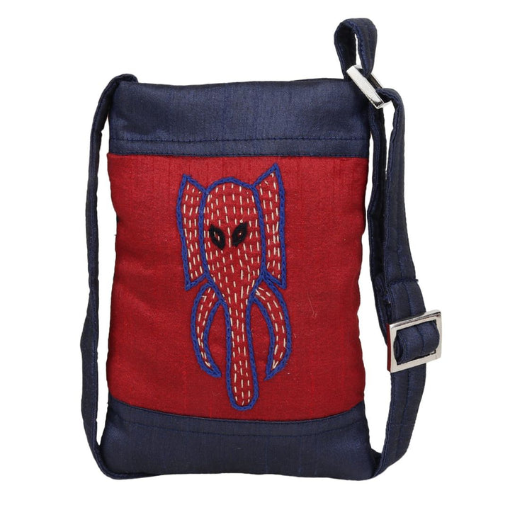 Indha Kantha Work Mobile Cover/ Pouch