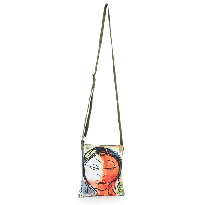 INDHA Women Face Print Sling Bag For Girls &amp; Women