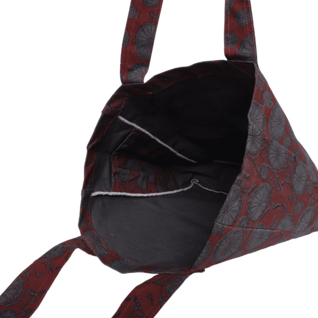 Indha Hand-Block Printed Block Print Tote &amp; Travel tote | Tote bag for shopping | Ecofriendly tote bag | Tote bag for college | Girl’s tote bag |