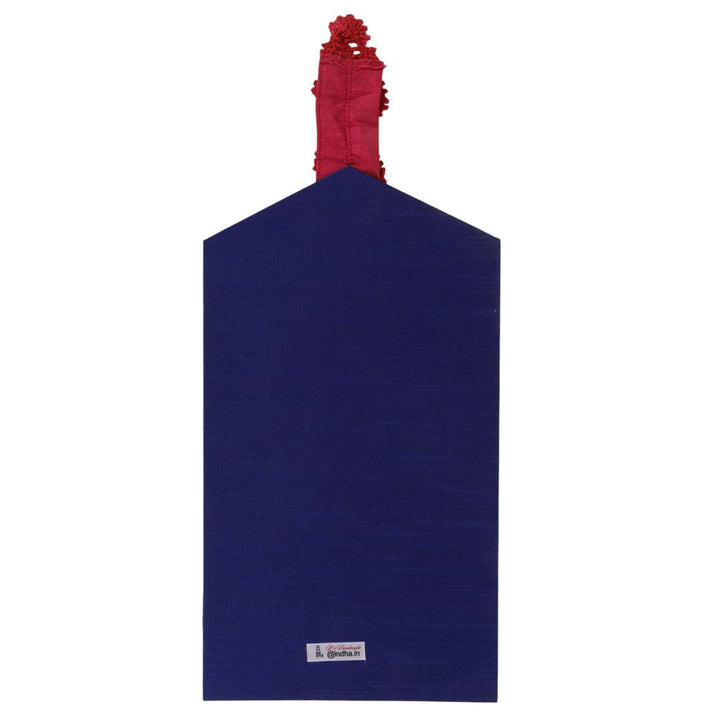 Indha Wall Hanging – Embroidered Lady Holding a Mirror | Real Mirror Accent | Handcrafted on Repurposed Wood | Reflective &amp; Regal Decor