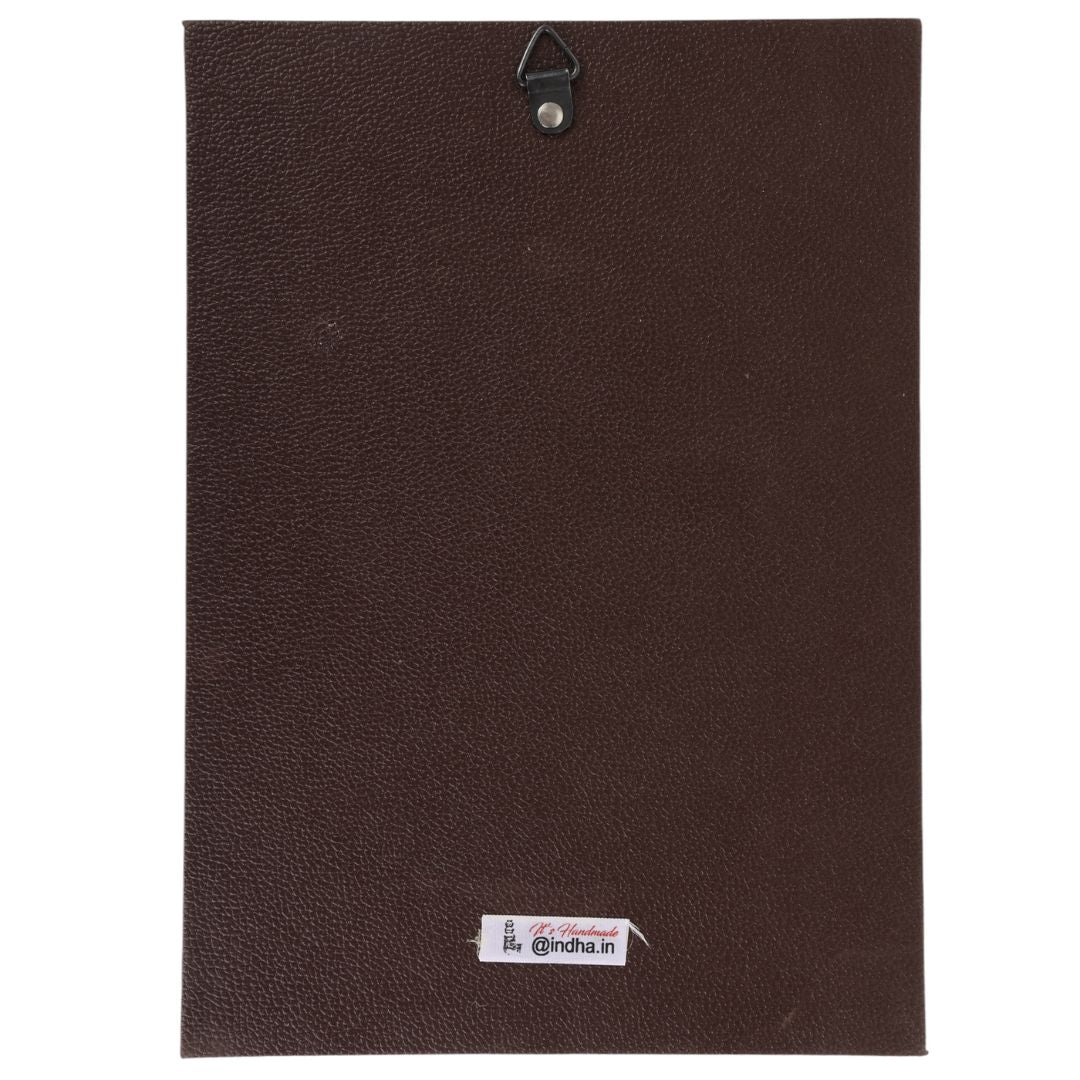 Indha Hand-Painted Abstract Wall Art | Made from Repurposed Tablet &amp; Wood | Sustainable &amp; Framed | Unique Corporate Gift| Three Women Art Acrylic Colours