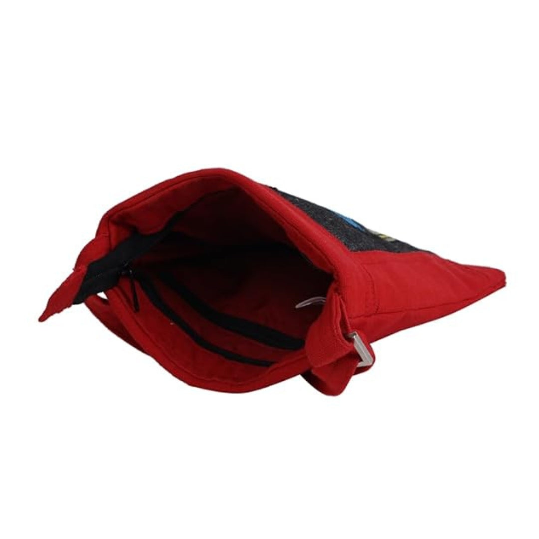 Indha Kids Sling Bag for Girls (Ages 9–12) – Handmade & Hand-Embroidered Crossbody Bag | Ideal Gift for Birthdays, Return Gifts, Holidays & Festivals