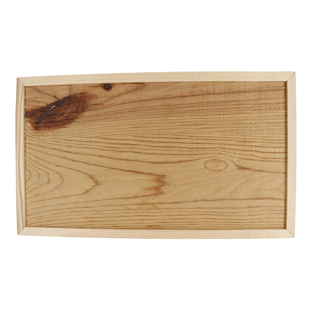 Indha Handmade Wooden Tray Fish Design | Orange And Maroon Dupion Silk Wooden Tray | Hand Embroidered Chain Stitch And Kanth| Madhubani Fish Design | Hand Embroidered Serving Tray |