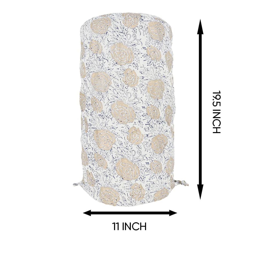 Indha Organic Cotton 20 LTR Water Dispenser Bottle Cover | Block Printed Water Bottle Cover