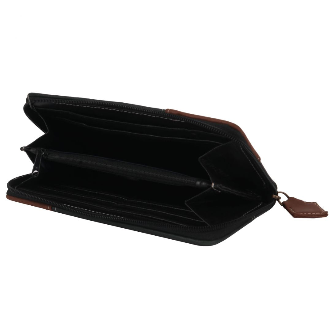 Artificial Black Leather Clutch Purse For Girls & Women | Leather Purse | Fashion | Fashion Utility | Accessory | Clutch Purses