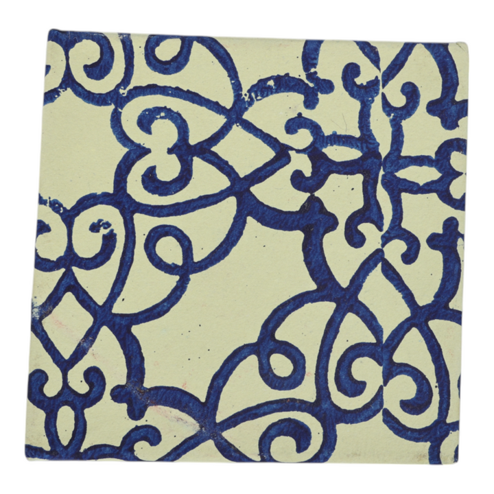 Indha Artistic Faces Coaster Set – Set of 6 Handcrafted Dupion Silk Coasters with Unique Face Prints, Perfect for Dining &amp; Décor