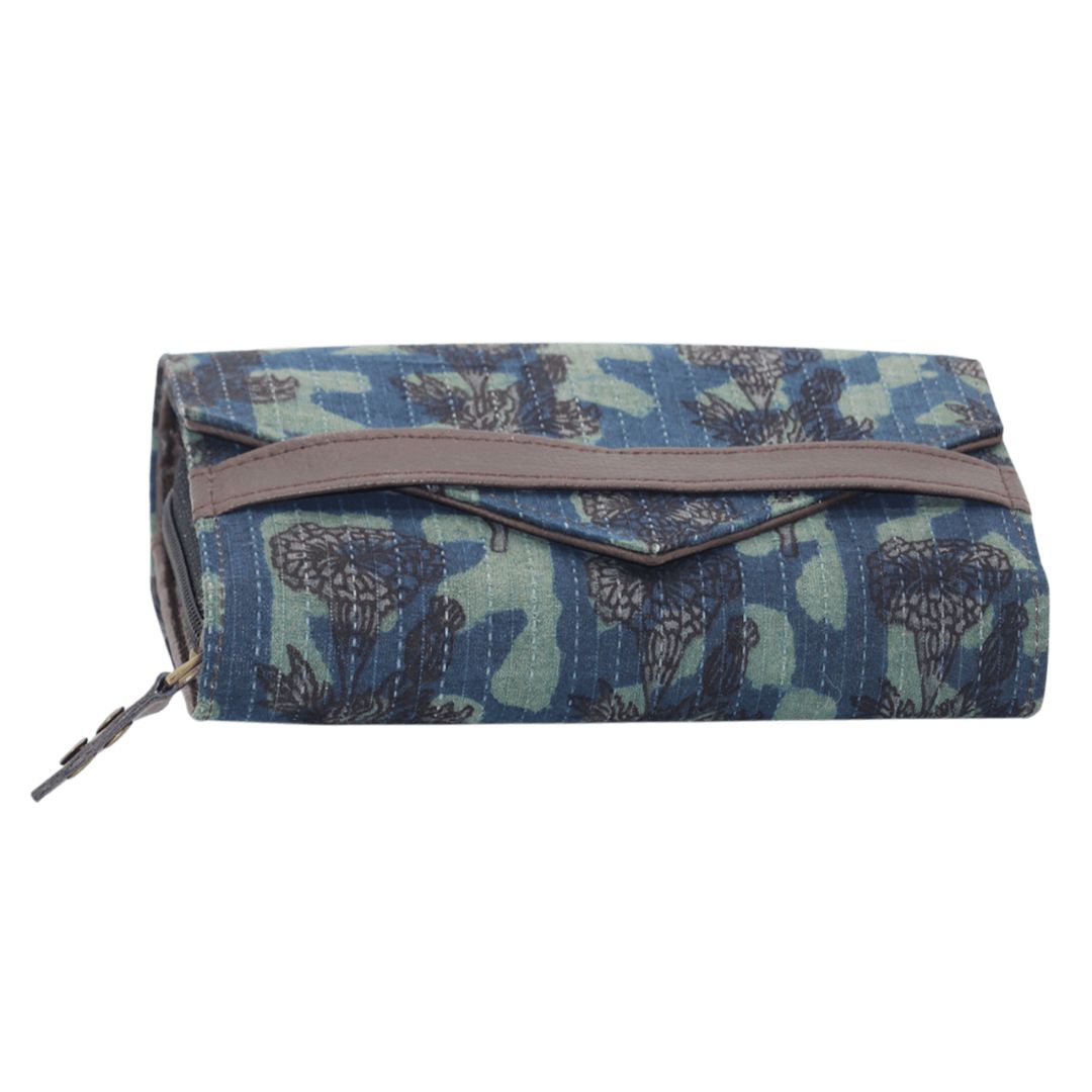 Block Printed Cotton Fashion Clutch Purse for Girls/Women