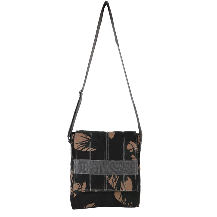 Indha Sling Bag | Handcrafted Sling Bag |Green Canvas Sling Bag| Travel Utility | Cross Body Bag | Gifting | Shoulder Bag | Sling Bag For Boys | Gifts For Him | Handmade | Cool Fashion Bag | Utility Bag