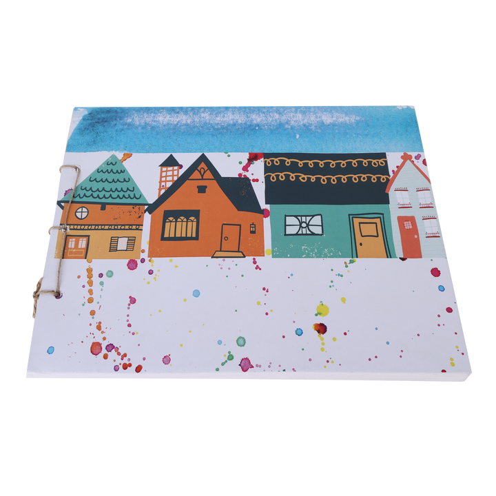 Indha Handmade Paper Drawing Book|Block Prints| Charcoal Art Paper|Water |Acrylic Art Paper  |