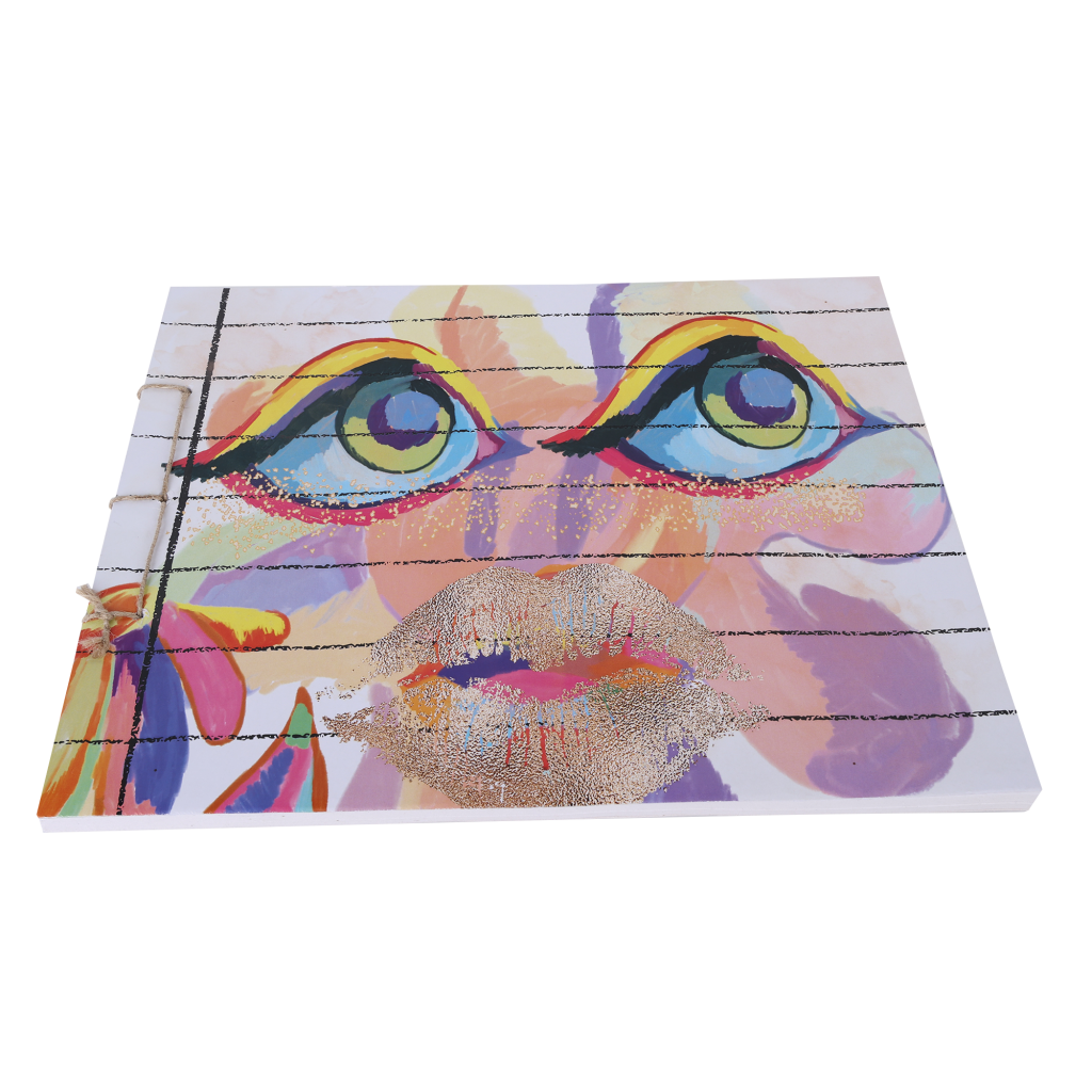 Indha Handcrafted Drawing Book Standard Size | Plain Sketch Pad For Kids Students And Artists | 25 White Blank Unruled Sheets | 22.0 X 27.0 Cm | Soft Cover Drawing Copy | Sketching Coloring Painting |