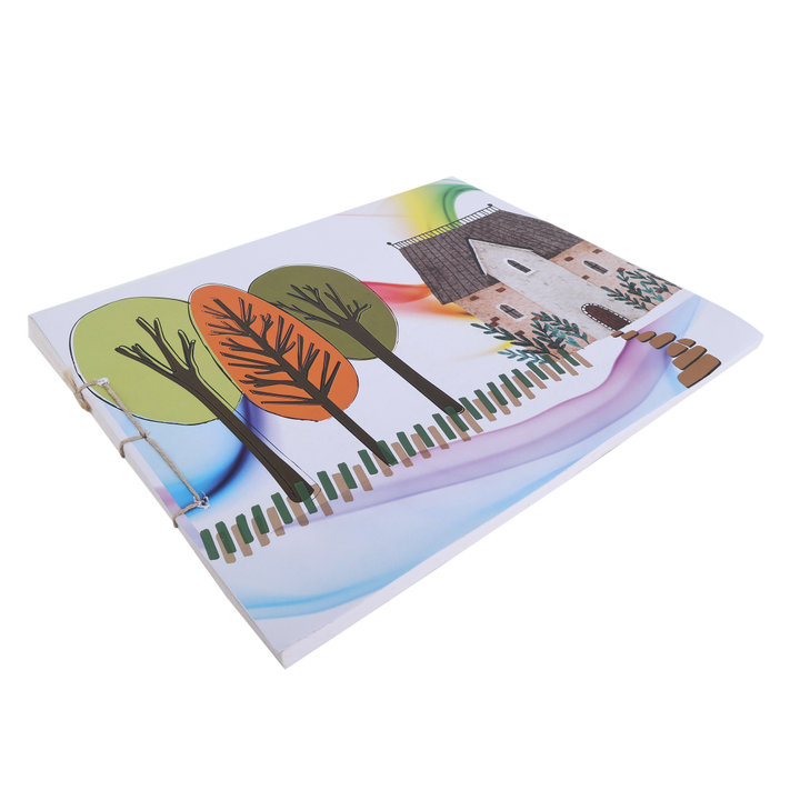 Indha Handcrafted Recycled Paper Drawing Book|Handcrafted Drawing Book| Charcoal Art Paper|Water |Acrylic Art Paper  |