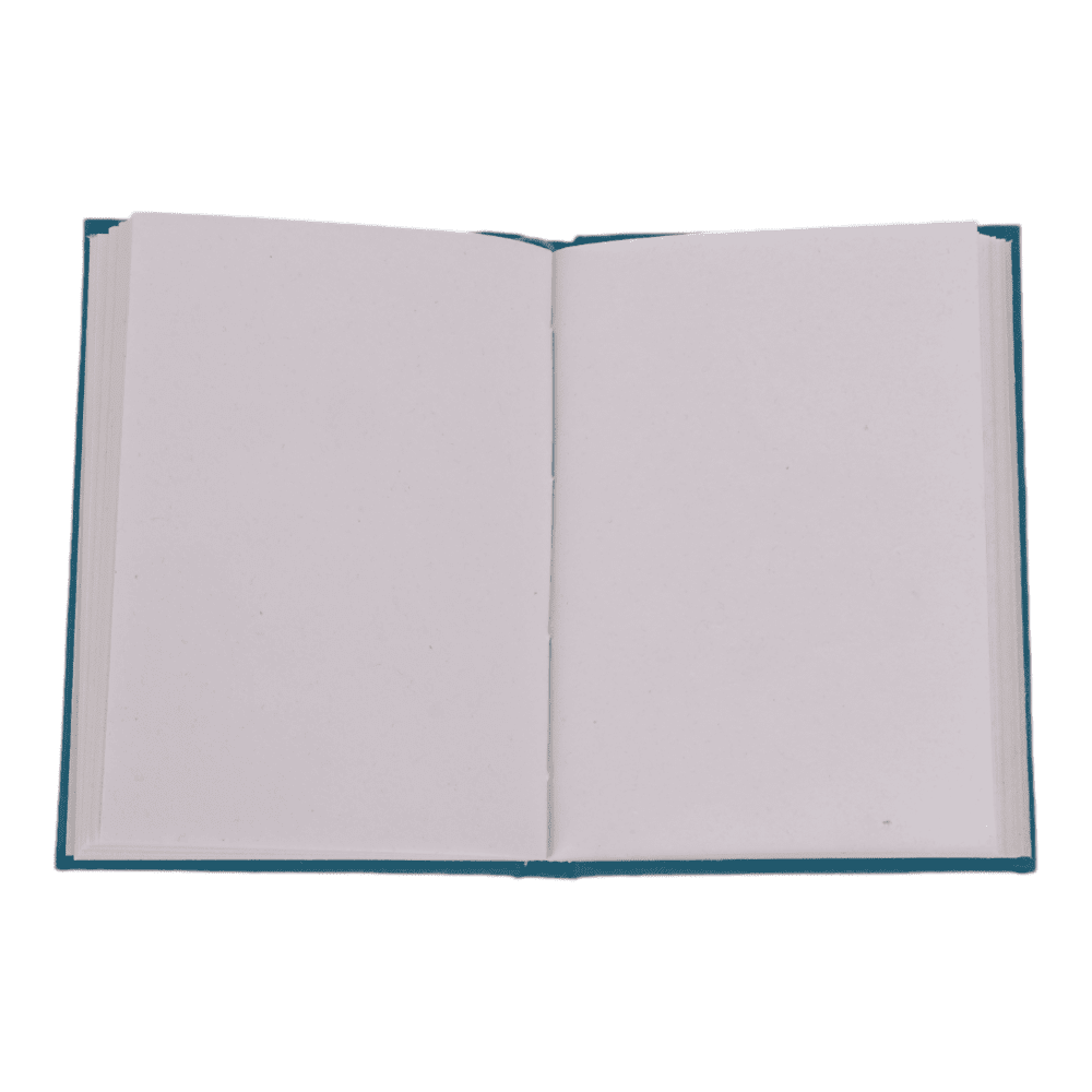 INDHA Handcrafted Recycle Paper diary | Eco Friendly Diary | Gifting | Corporate Gifting| Handmade Diary | Ethnic Art hand Embroidered Diary|Blue- Pink Silk Fabric| Sustainable Gift