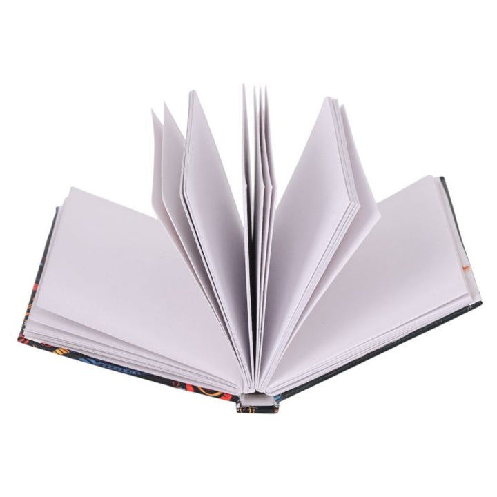 Indha Handmade Pocket Diary – Abstract Art Cover | Recycled Paper | Eco-Friendly Notebook (13 x 9.7 cm)