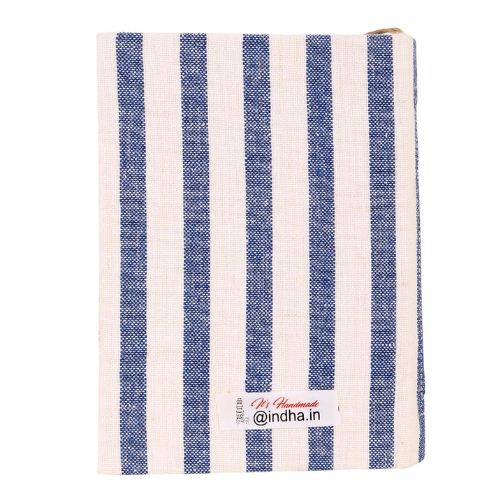 INDHA Hand-Embroidered Dog Motif Diary | Upcycled Denim Cover | Recycled Paper Notebook | Eco-Friendly Journal for Office, School & Gifting | 50 Pages | Handmade in India