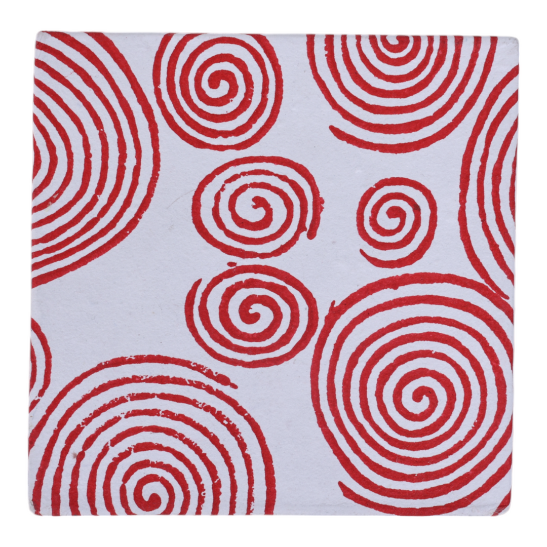 Indha Elegant Mexican Folk Art Design Coaster Set| Gift Set| Corporate Gifting| Home Table Decor