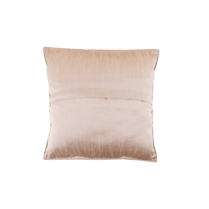 Indha Hand Embroidered Cushion Cover Elephant Embroidery | Dupion Silk Cushion Cover |  Corporate Gifting | Home Furnishing | Home Improvement | Home Decor | Set of 2,16x16 Inches Cushion Cover