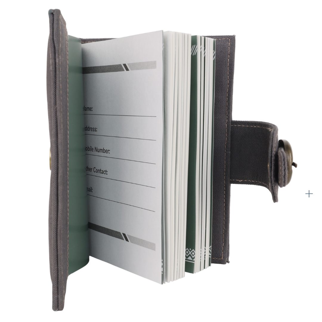 Indha Executive Diary – Agri-Waste Paper Edition (Slate Grey)