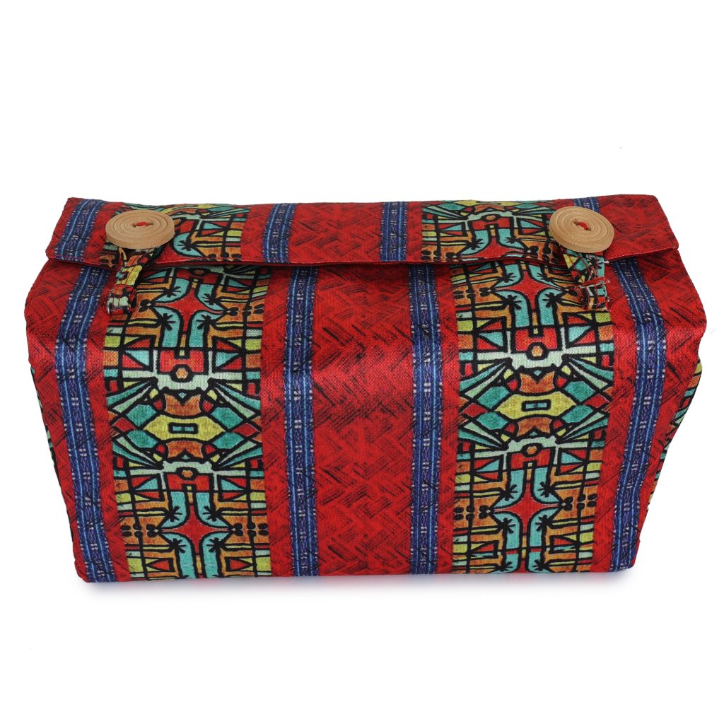 INDHA Unique Designer Digital-Printed Tissue box cover made Environmentally Sustainable Taffeta fabric