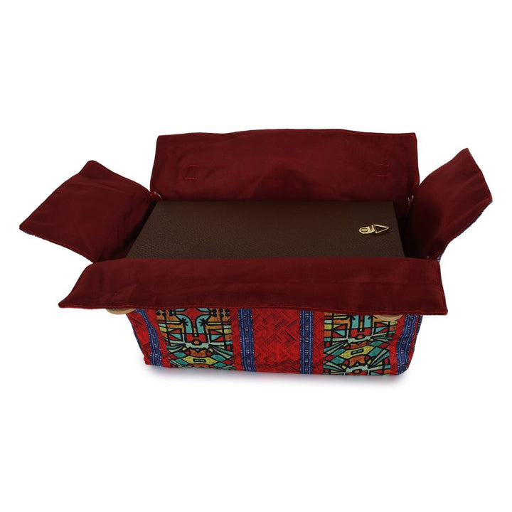 INDHA Unique Designer Digital-Printed Tissue box cover made Environmentally Sustainable Taffeta fabric